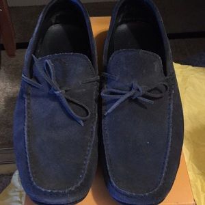 Tods Blue Suede Drivers size 13/12UK/46